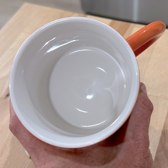 New! Room Essentials SOOO FIRE 16oz Stoneware Mug Orange & White - Picture 7 of 8